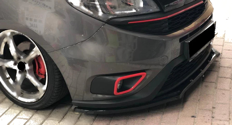 Fiat Doblo (2015-2021) 3 Pcs Front Bumper Lip Splitter Spoiler