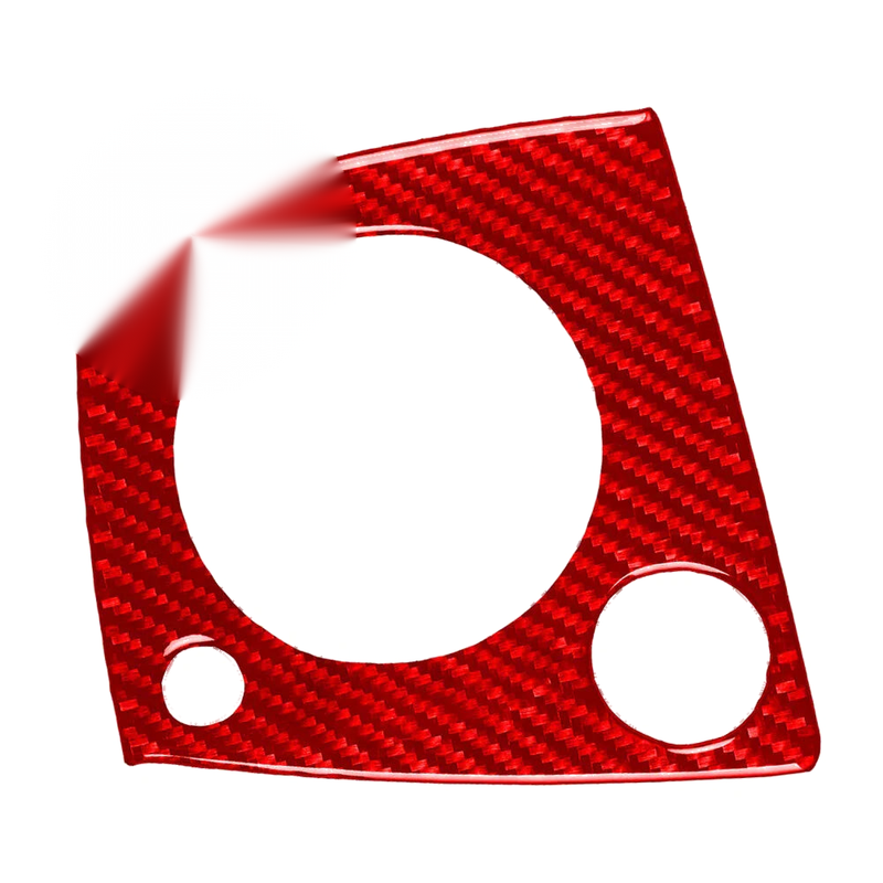 Alfa Romeo 159 Red Carbon Fiber Gear Shift Panel Cover Trim (2006-2011)
