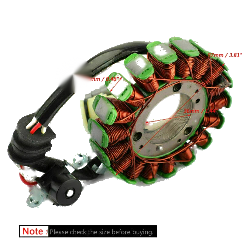 Yamaha YFZ450 YFZ450R 18 Pole Generator Stator Coil (2004-2023)
