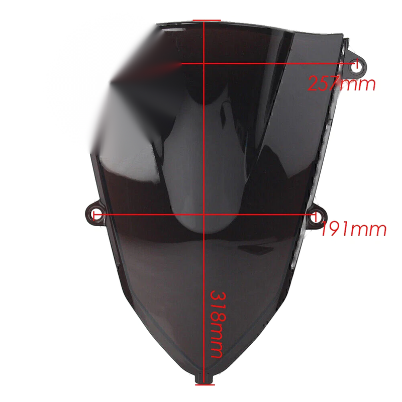 2019 Honda CBR500R Blue Front Windshield Protector (2019)