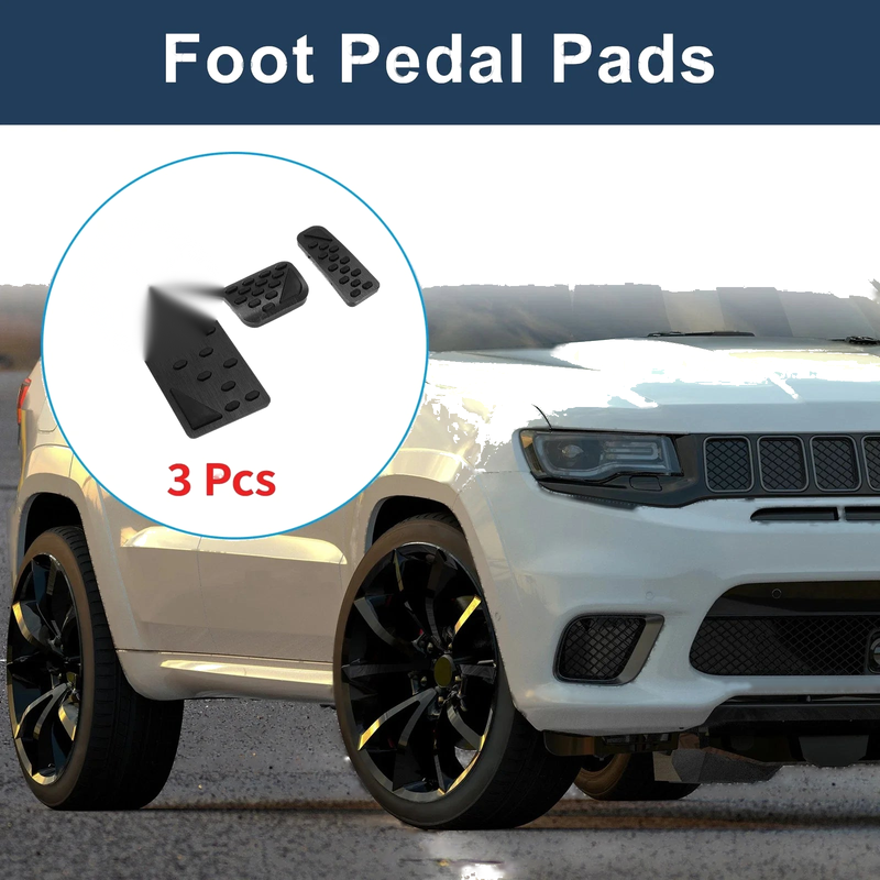 Jeep Grand Cherokee 3 x Automatic Foot Accelerator Pedal Covers (2023)