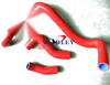 VW Golf Jetta MK4 IV 1.8T Turbo Red Silicone Radiator Hoses (1999-2005)