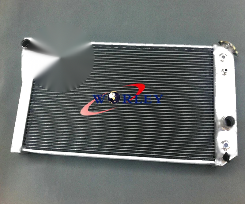Chevy Corvette 5.7 L83 / S10 V8 3 Row Aluminum Radiator +  Fans (1984-1990)