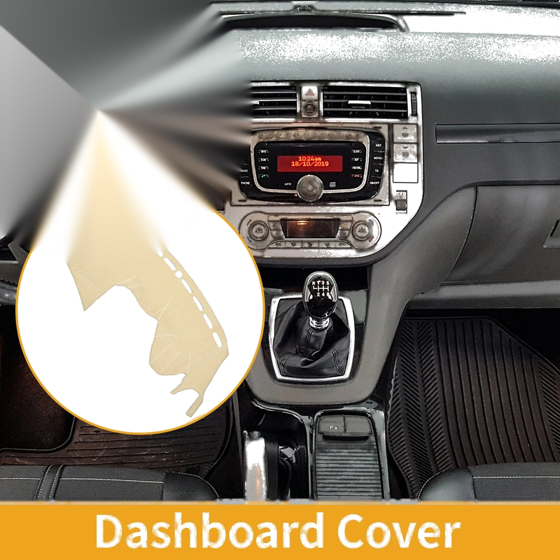 Ford Kuga 2015-2020 - Beige 1 x Carpet Cover Dashboard Cover Mat