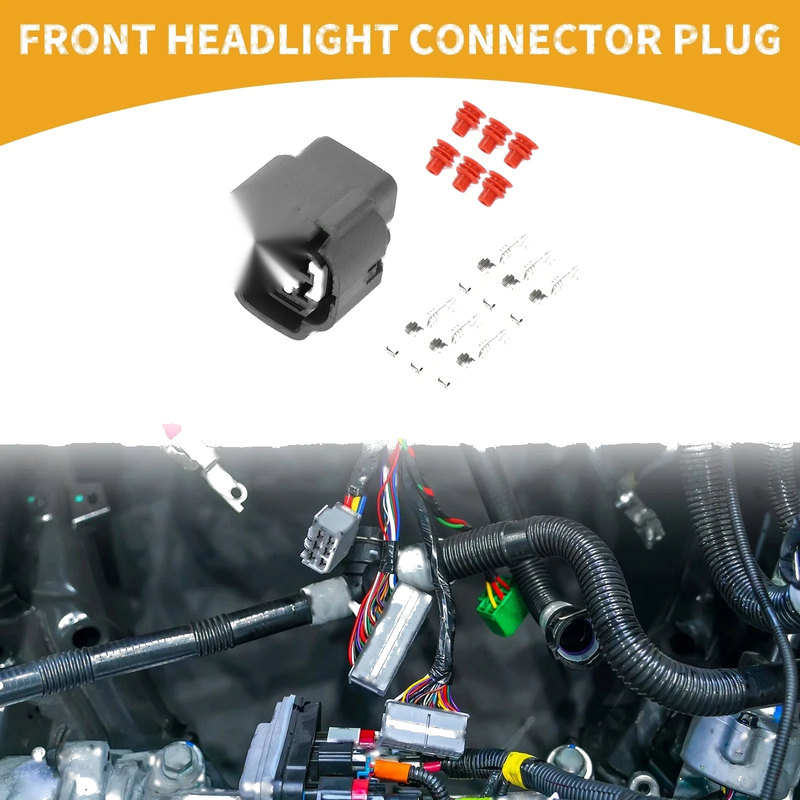 Toyota 6 Pin Front Headlight Connector Plug (All Years)