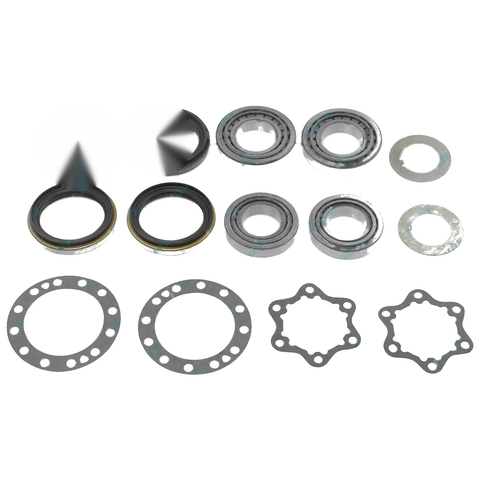 Nissan Patrol MQ MK 160 11 / 1979-1987 2 New Front Wheel Bearing + Seal Kits