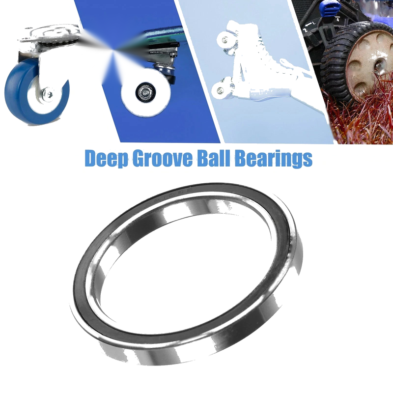 Car 50x65x7mm Double Rubber Sealed Auto Deep Groove Ball Bearings