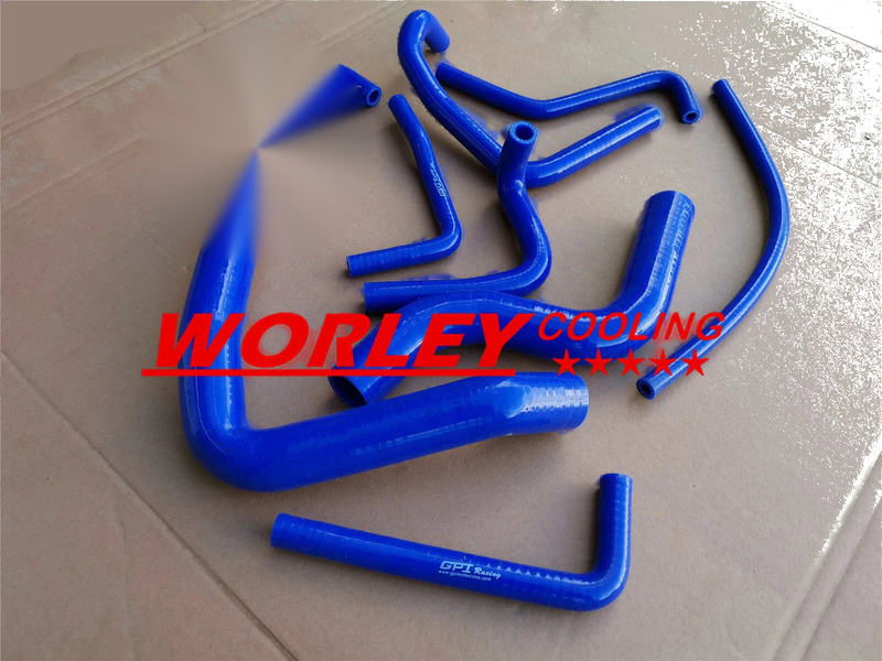 Pajero NH NJ V6 3.0 6G72 Blue Silicone Radiator Heater Hose (1991-1996)