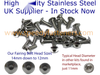 Yamaha FZR 1000 Genesis Stainless Fork Head & Windshield Bolts (1987–1988)