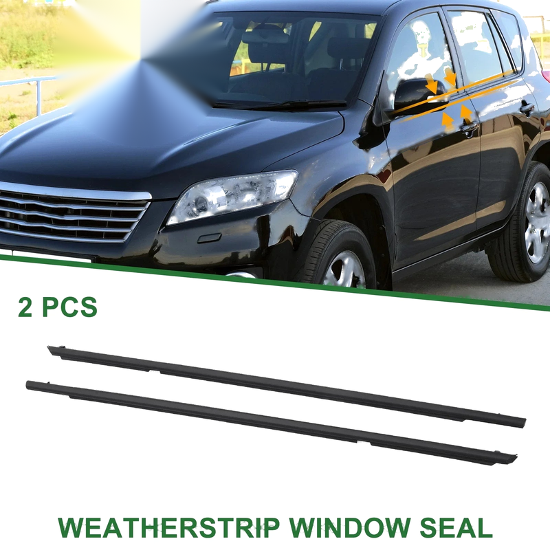 Toyota 2pcs Weatherstrip Window Seal