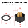 Yamaha Golf Cart G2 G5 G8 G9 G11 G21 Fuel Filter & Gasket (1986–2004)