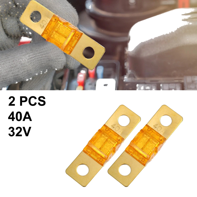 Automotive Marine Audio Video System 2 x AMI Fuse 40A 32V Bolt-on