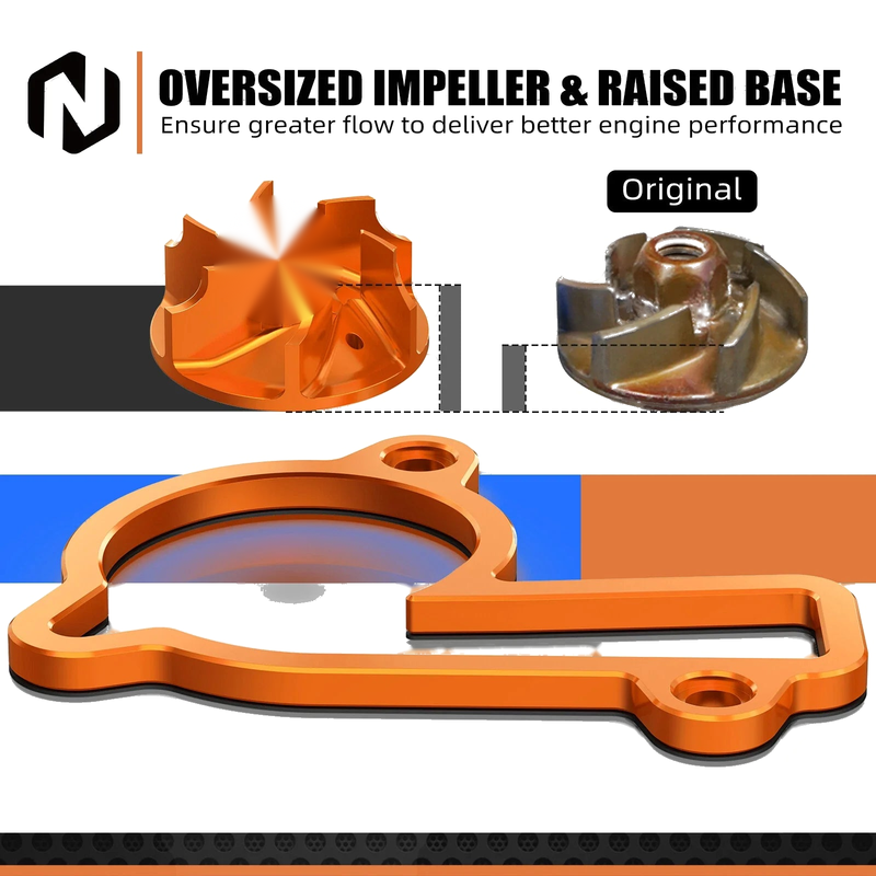KTM 250 350 EXCF 350XWF CNC Oversized Water Pump Cooler Spacer (2024)