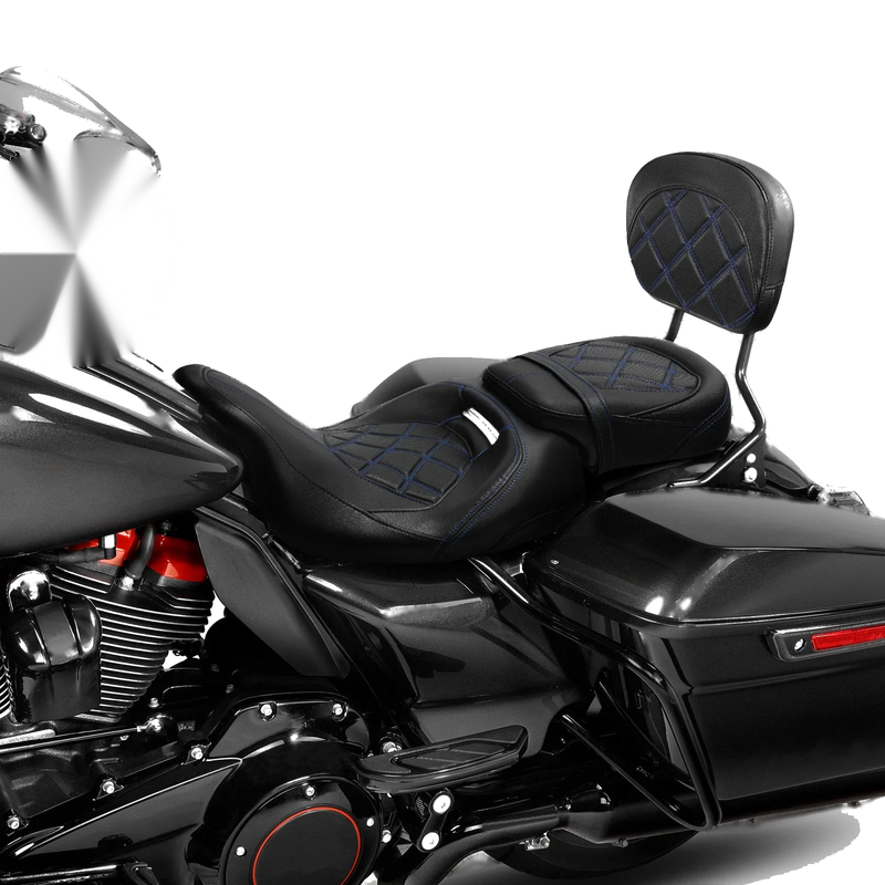Harley Touring Road King Glide Passenger Sissy Bar Backrest Pad Bracket