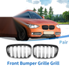 BMW 1 Series F20 (2011 - 2014) Double Slat Pair Front Upper Bumper Grille