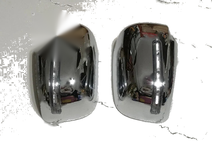 Mitsubishi L200 Triton Chrome Side Mirror Cover Trim with LED (2015-2018)