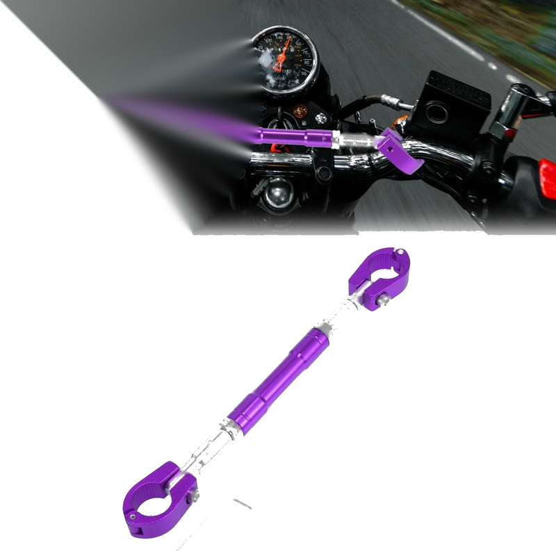 Motorcycle Balance Bar 22mm Purple Crossbar Handlebar