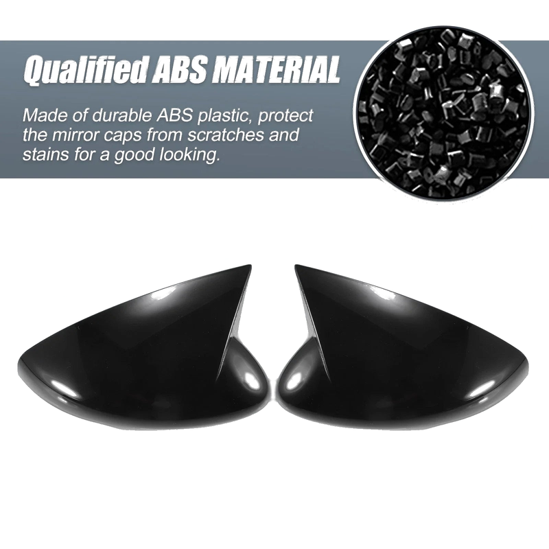 Ford Mustang GT Gloss Black Rearview Mirror Covers (2015-2024)