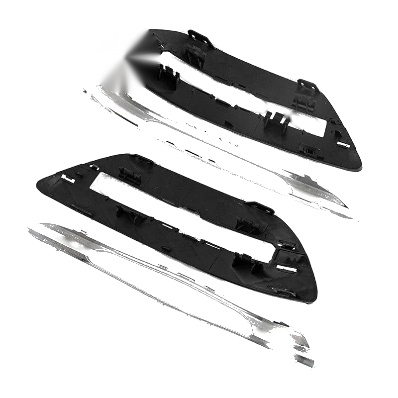 Mercedes-Benz W204 C-Class Chromium Fog Lamp Covers (2012-2014)