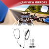 M8 / M10 Rear View Mirrors / M8/M10 / Side Rearview Mirror Chrome Silver Tone