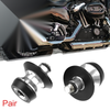 Kawasaki Pair / M10x1.5 / Silver Tone Swing Arm Spools
