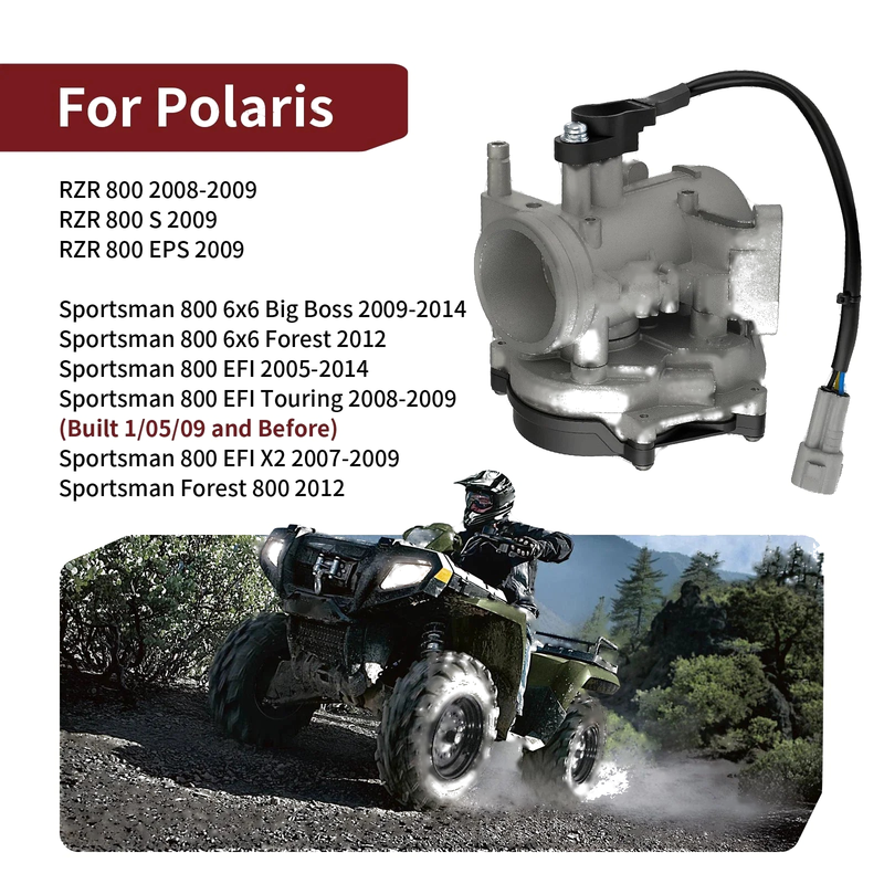 Polaris Sportsman 800 6x6 (2012) w / Boot Throttle Body