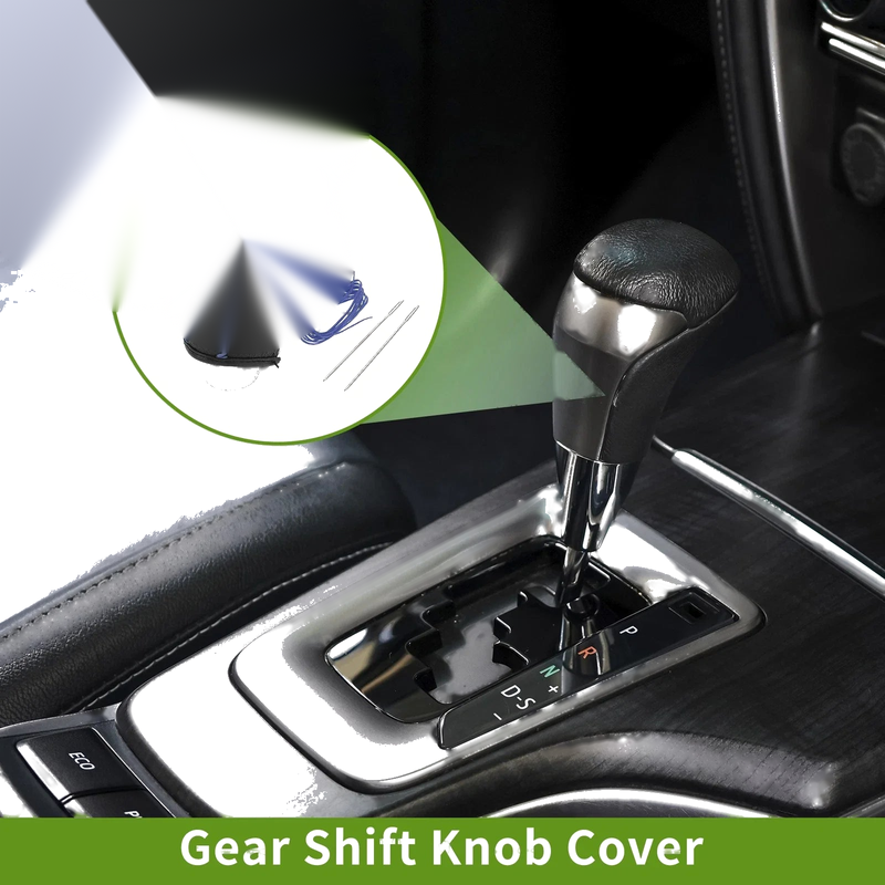 Toyota Corolla 1 Pc Gear Shift Knob Cover Pebbled Black Blue (2009–2013)