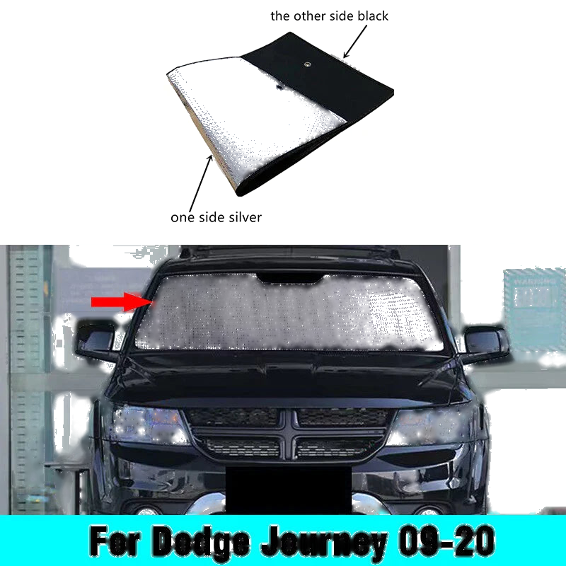 Dodge Journey Front Windshield Privacy Sunshade (2009–2020)