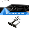 Toyota Prado GDJ / TRJ150 Exhaust Tip / Square Curved Slant Cut Dual /