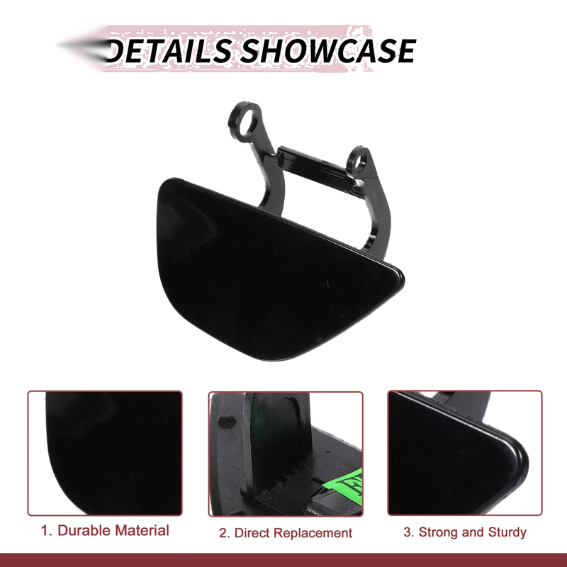 BMW 535i GT (2010-2017) Black Front Left Washer Nozzle Cover Cap