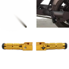 Motorcycle Bicycle 8mm Gold Universal Folding Footpegs
