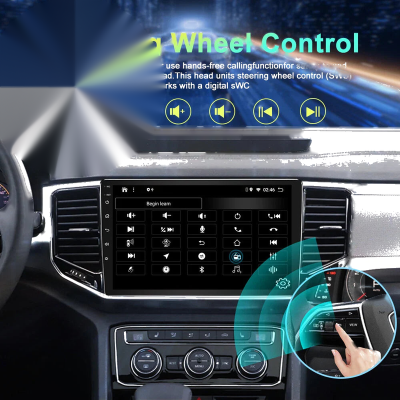 Toyota Hilux 10" Wireless CarPlay Android Auto Head Unit (2015-2022)