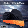 Harley XL Sportster 1200 Custom Fatboy FLSTF Black+Orange Motorcycle Cover