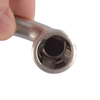 Car 90 Degree 7.89mm Stainless Steel Fuel Line Hose Connectors