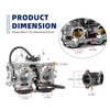 Kawasaki KFX700 / KVF650 Carburetor & Intake Manifold Kit (2003-2006)