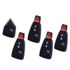 Chrysler Dodge RAM Jeep 5 x Rubber Remote Control Fob Protective Cases