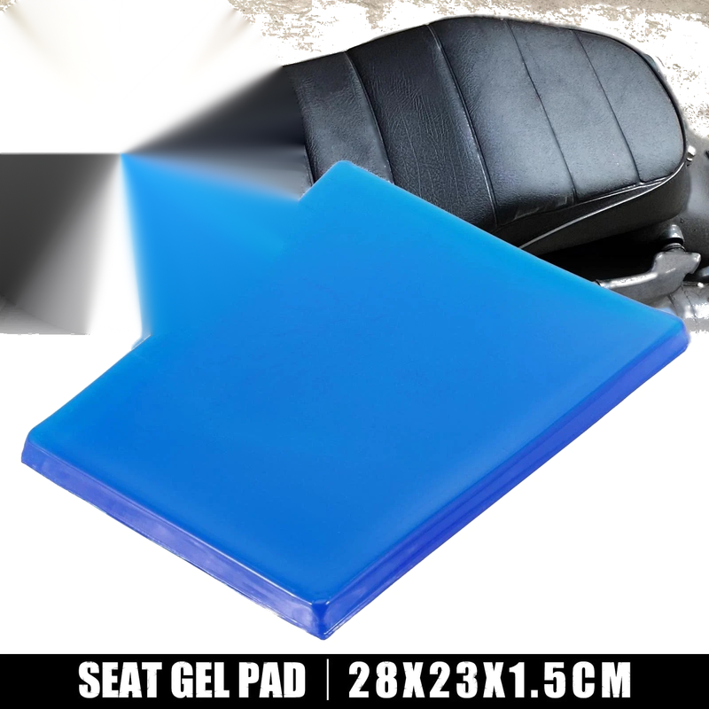 Motorcycle Seat Gel Pad Shock Absorption Mat Soft Cushion Blue