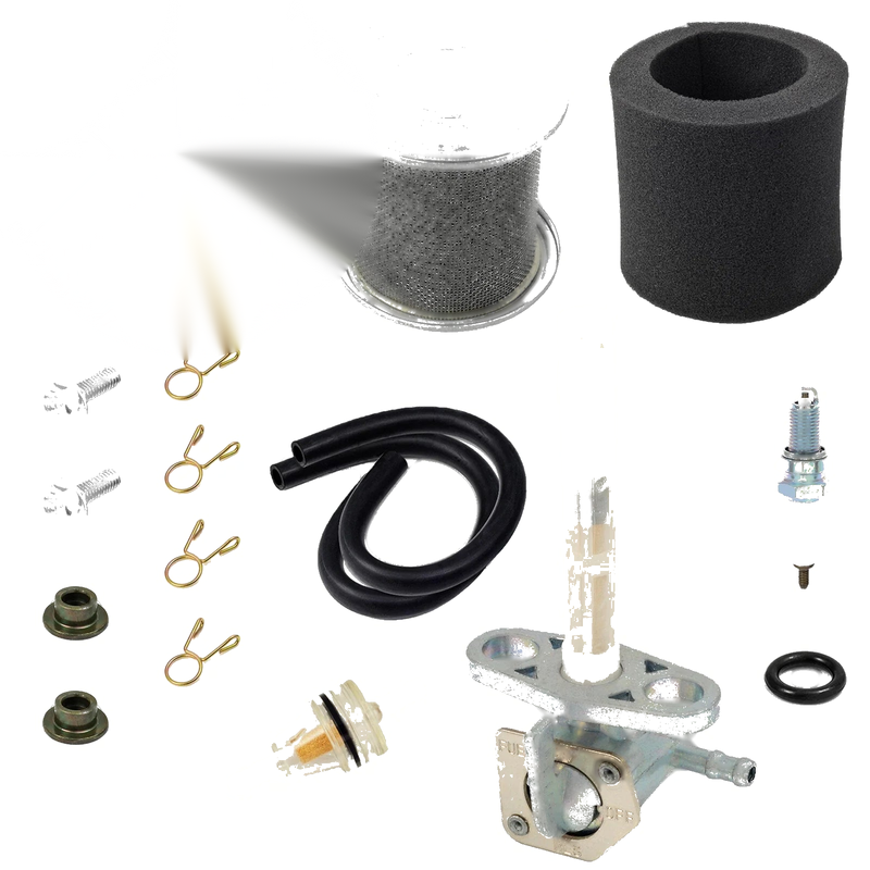 Honda CRF80F CRF100F Fuel Tank Petcock Valve Switch & Air Filter (2004–2013)