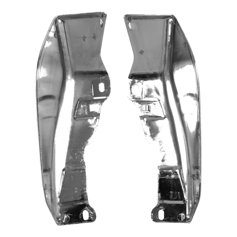 Harley Touring Road King Chrome Mid-Frame Air Deflectors (2009-2023)
