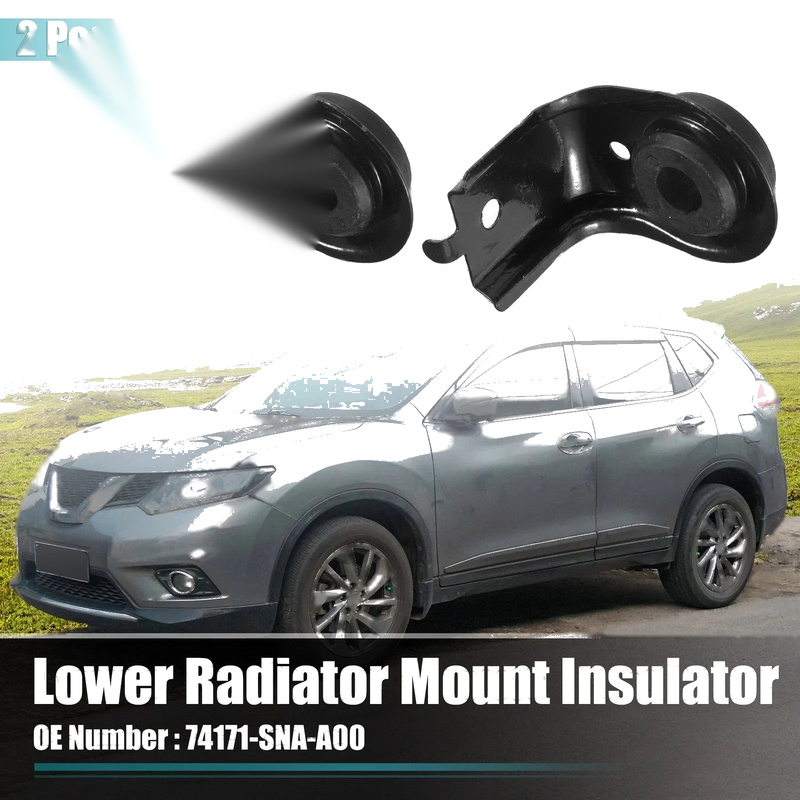 Honda Civic 2 x Car Upper Radiator Bracket with Cushion (2006–2011)