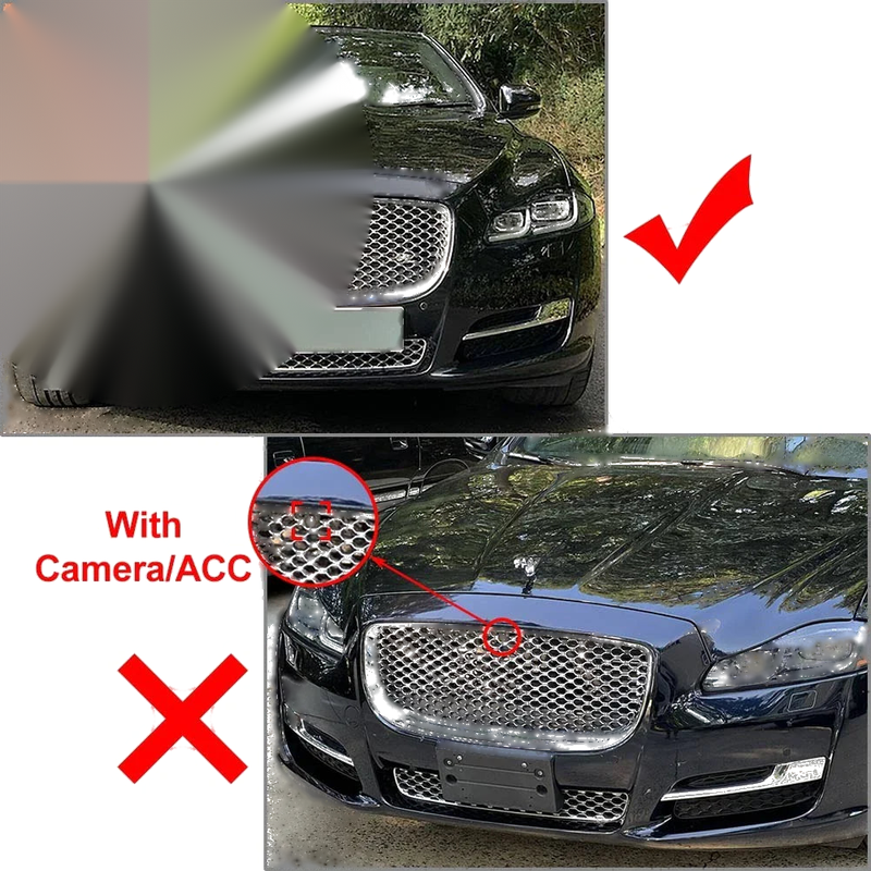 Jaguar XJ Honeycombe Mesh Front Bumper Grille (2016-2020)