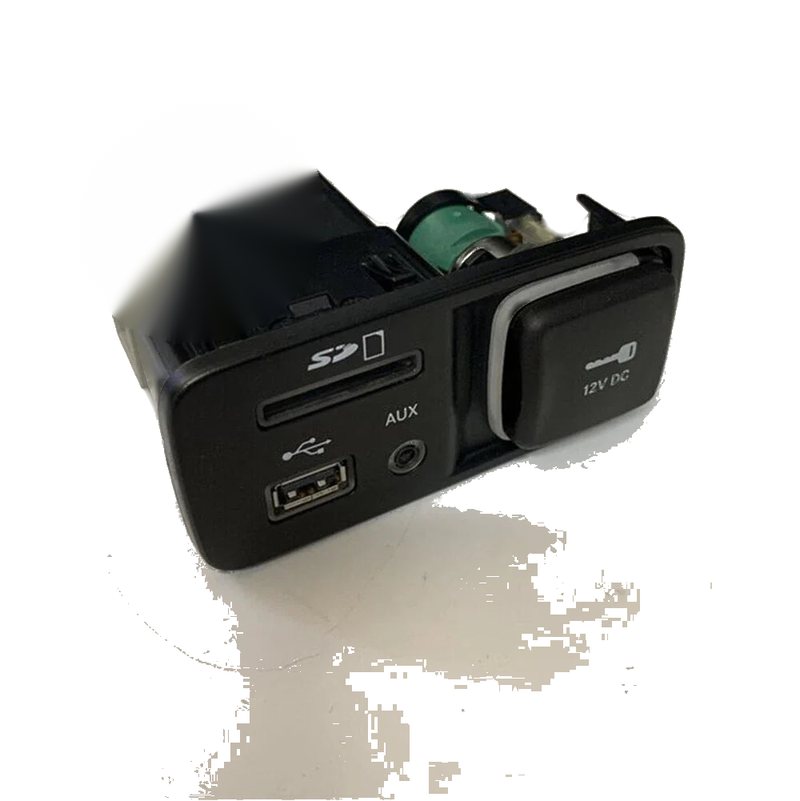 Jeep Cherokee 12V Media Center Console AUX USB SD (2014-2018)