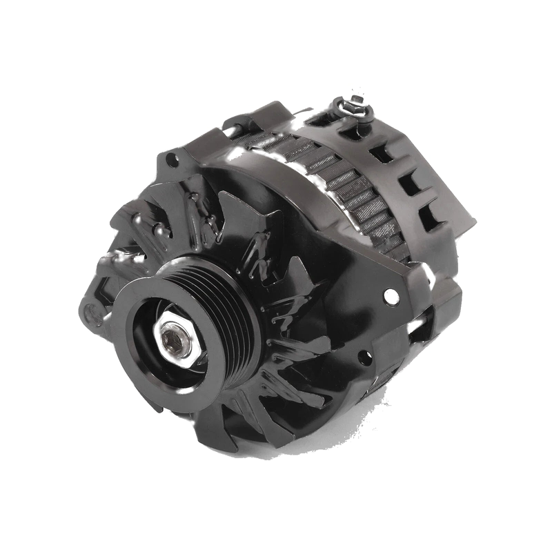 Universal 130 Amp High Output Black Alternator