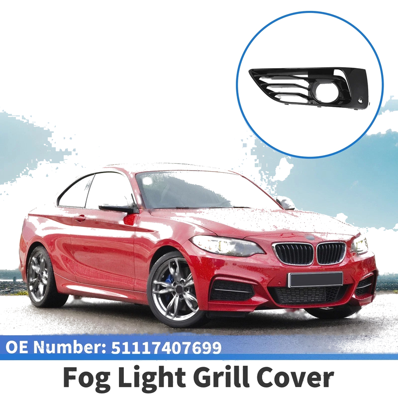BMW 2 Series 1 Pc Front Left Fog Light Grill (2017-2020)