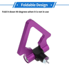 Subaru Impreza Purple Front/Rear Triangle Tow Hooks