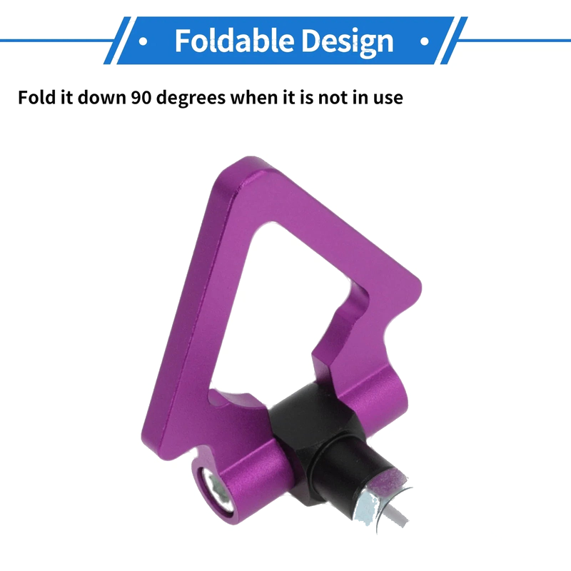 Subaru Impreza Purple Front/Rear Triangle Tow Hooks