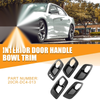 Dodge Charger (2011-2021) Gloss Black Interior Door Handle Bowl Trim Set