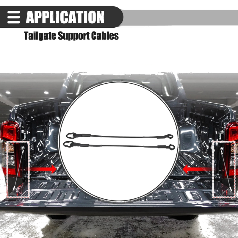 Toyota Tundra Tailgate Support Cables (2004-2023)