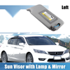 Honda Accord Left Driver Side Sun Visor with Light Mirror (2003-2007)