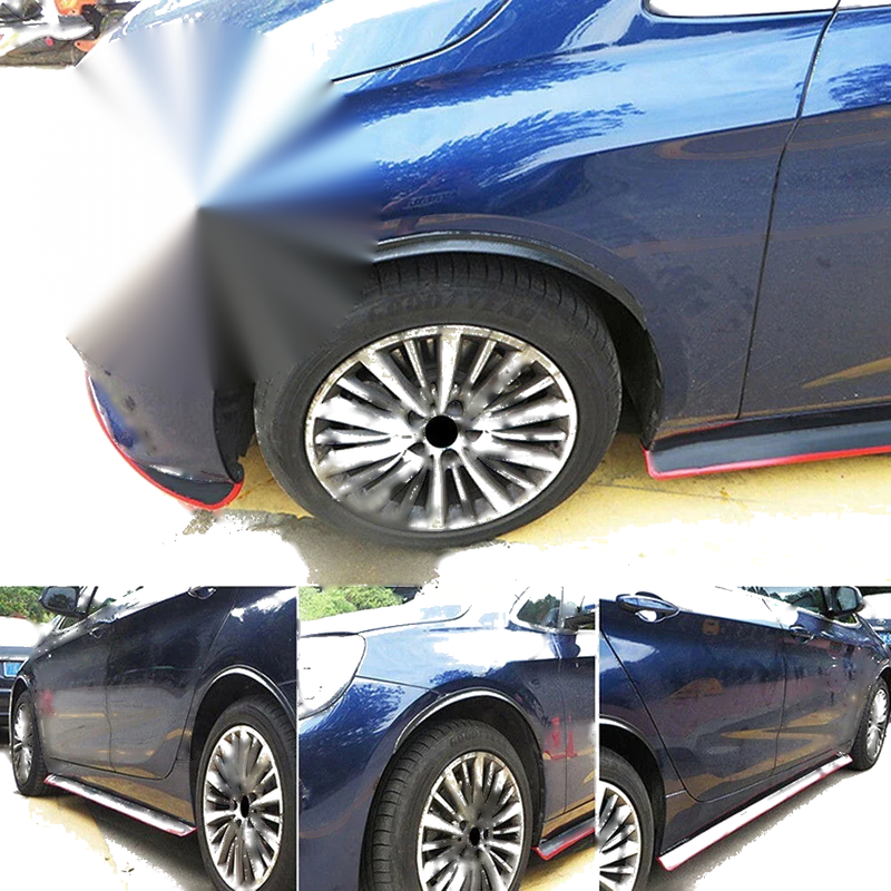 Wheel Eyebrow Protector Exterior Rubber Trim Flare